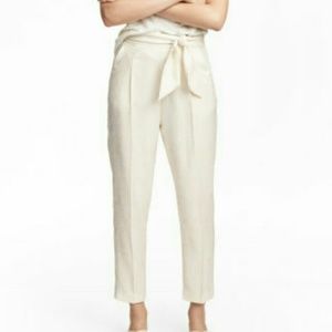 H&M Ivory Ankle Length Pants EU38